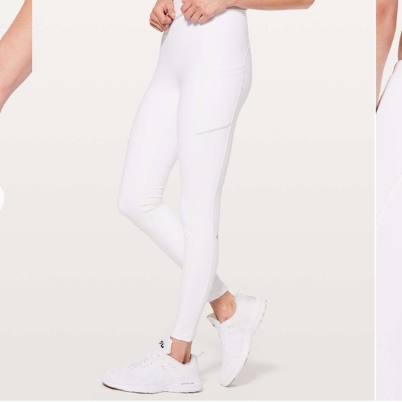 Lululemon 🍋 Speed Up Legging Tight 27” Inseam - Low Rise - White - Picture 15 of 15